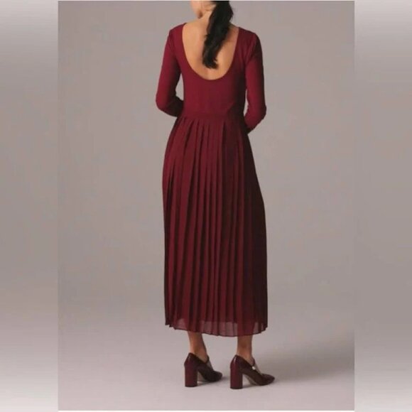 NWT J Crew Pleated Ballet Dress in Stretch Cotton Blend S - Picture 2 of 2